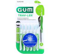 Brosse interdentaire - GUM - Trav-ler - 1,1 mm - Vert - 6 brossettes