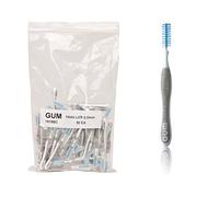 GUM TRAV-LER Lot de 50 brosses interdentaires ISO 6 Gris 2 mm