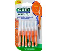 GUM Trav-Ler 6 Brossettes Interdentaires Réutilisables 0.9mm