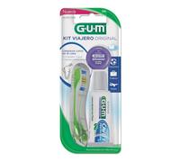 Gum Travel Kit Voyage Brosse A Dents + Fil Et Dentifrice Original White