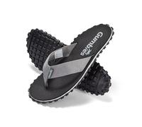 Gumbies Duckbill Tongs unisexes avec sangles en plastique recyclé et semelle en caoutchouc recyclé - Confort garanti, noir/gris, 42 2/3 EU