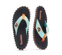 Gumbies Tongs Islander | Tongs classiques unisexes en toile avec semelle extérieure en caoutchouc recy t semelle intérieure en coton | profilées, légères et confortables au quotidien, Noir