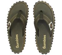 Gumbies Islander Tongs unisexes avec tige d'orteil en coton ultra doux et semelle en caoutchouc recyclé durable - Confort garanti, Beige, 45 EU