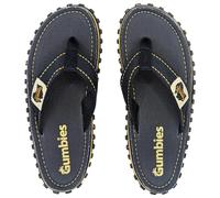 Gumbies Islander Tongs unisexes avec tige d'orteil en coton ultra doux et semelle en caoutchouc recyclé durable - Confort garanti, Bleu marine classique, 39 1/3 EU