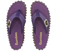 Gumbies Islander Tongs unisexes avec tige d'orteil en coton ultra doux et semelle en caoutchouc recyclé durable - Confort garanti, Violet classique, 39 2/3 EU