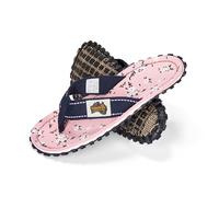 Gumbies Islander Tongs unisexes avec tige en coton ultra doux et semelle en caoutchouc recy urable - Confort garanti, Ditsy, 40 2/3 EU
