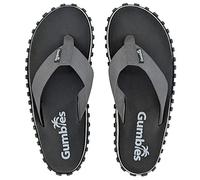 Gumbies Modèle Duckbill| Tongs | Sandales pour homme et femme | Tongs de bain | Sandales de bain | Pointure 36-48, Noir/gris, 42 EU
