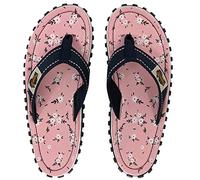 Gumbies Originals - Tongs pour femme en matériaux recyclés - Semelle profilée en pneus de voiture recyclés - Semelle intérieure douce en toile de coton - Cheville confortable - Ditsy, 40