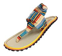 Gumbies Slingbacks - Sandales en matériaux recyclés - semelle robuste en pneus de voiture recyclés, semelle intérieure douce en coton canvas, lanières en tissu confortables pour un maintien idéal, 42