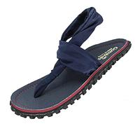 Gumbies Slingbacks - Sandales en matériaux recyclés - semelle robuste en pneus de voiture recyclés, semelle intérieure douce en coton canvas, lanières en tissu confortables pour un maintien idéal, 37