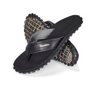 Gumbies Vegovert - Tongs fabriquées à partir de matériaux recyclés - Semelle robuste en pneus de voiture recyclés - Semelle souple en EVA et mousse d'algues - Sangle confortable en cuir végétalien,