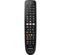 Gumbody Personal 6+ Télécommande Tv Telefunken Remplace La Télécommande D'Origine Déjà Préprogrammée Corps En Caoutchouc Antichoc.