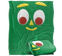 Gumby Big Face Silky Touch Super Soft Throw Blanket 152 X 127 Cm
