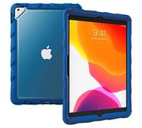 Gumdrop DropTech Étui conçu pour la nouvelle tablette Apple iPad 10.2 7e génération (2019) pour les produits commerciaux, professionnels et de bureau - Noir, robuste, absorbant les chocs, protection extrême contre les chutes bleu