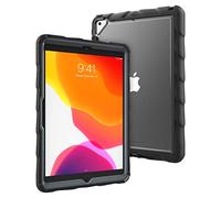 Gumdrop DropTech Étui pour Tablette Apple iPad 10.2 7ème et 8ème génération (2020) - Robuste, Absorbant Les Chocs, Protection extrême Contre Les Chutes, Fine et ajustée - Noir
