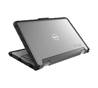 Gumdrop DropTech Laptop Case Fits Dell Latitude 3190 11 inch 2in1. Designed for K-12 Students, Teachers and Classrooms - Drop Tested, Rugged, Shockproof Bumpers for Reliable Device Protection - Black
