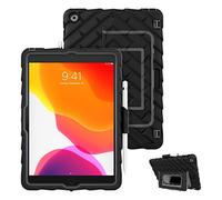 GumDrop Étui caché conçu pour Apple iPad 10.2 7ème génération (2019) Tablette Commerciale, Affaires et Bureau - Robuste, Absorption des Chocs, Protection extrême Contre Les Chutes (Noir)