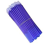 GUMEI 100 pièces Recharge de Stylo effaçable 0.5mm Stylo d'écriture d'encre Bleu/Noir Cadeau pour Les étudiants Papeterie