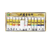GUMEI 12/18/24/36 Couleurs 5 / 12ml Peinture Chinoise Pigment Aquarelle Peinture Outil de Dessin