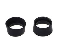 GUMEI 2 pièces oculaire en Caoutchouc Souple Bouclier oculaire 29-30mm gardes oculaires Tasses oculaires Couvre pour Microscope binoculaire