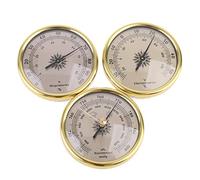 GUMEI 3 en 1 manomètre de Pression atmosphérique thermomètre hygromètre baromètre prévisions météorologiques 72mm