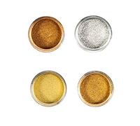 GUMEI 4 Couleurs résine époxy Colorant Paillettes marbre métallique Pigment résine Bijoux Maki