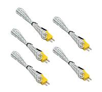 GUMEI 5Pcs 3M K Type Sonde de température Thermocouple Capteur Ligne de détection de température