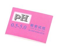 GUMEI 80 bandelettes pH alcalin Courte portée 0,5-5,0 indicateur bandelettes de Test de pH en Papier Tournesol