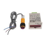 GUMEI Affichage à LED à 6 Chiffres 1-999999 Commutateur de capteur photoélectrique NPN réglable avec Compteur