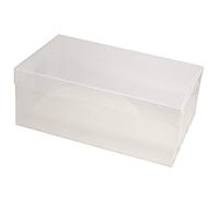 GUMEI Boîte à Chaussures, boîte de Rangement pour Chaussures-pour Femmes Hommes-empilable et Pliable-Plastique et Transparent
