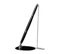 GUMEI Classique Stylo à Bille en métal chaîne sécurisée attaché Base Stand Bureau Bureau comptoir Signature stylos Papeterie Cadeau