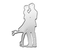 GUMEI Couple Matrices de découpe en métal Pochoir Scrapbooking Album de Bricolage Timbre Papier Carte gaufrage