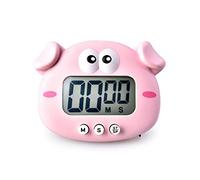 GUMEI Cute Cartoon Chicken Pig Electronic LCD Digital Countdown Kitchen Timer Cooking Baking Helper Reminder Tool - 1xAAA Battery (Non Inclus)