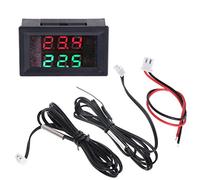 GUMEI DC 4-28V précision Double Affichage thermomètre numérique NTC sonde métallique étanche