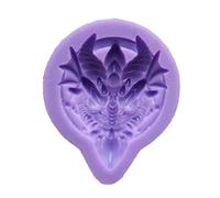 GUMEI Dragon Head Fondant Silicone Moule Animaux Dragon Cuisson Chocolat Résine Moule
