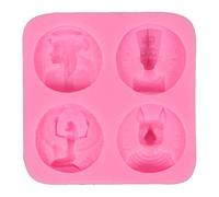 GUMEI égyptien Pharaon résine Moule Silicone Fondant gâteau polymère Argile résine Moule Outils
