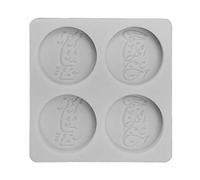 GUMEI Eid Mubarak Police Arabe Silicone gâteau Fondant Moule Cookie Chocolat Sucre Artisanat