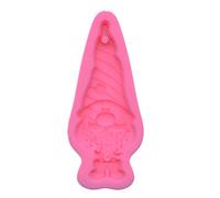 GUMEI GNOME Porte-clés résine Moule Chanceux GNOME père noël Pendentif Silicone résine Moule
