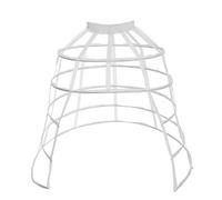 GUMEI Jupon Femme 5 Cerceaux Volants Pannier Jupon Hollow Bird Cage Crinoline Jupon