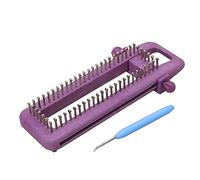 GUMEI Kit de métier à Tisser à Chaussettes Ajustable Chaussettes à Tricoter écharpe Chapeau Bricolage Artisanat Outil en Plastique