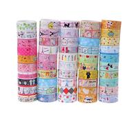 GUMEI Lot de 10 rubans adhésifs Kawaii de 4 m pour scrapbooking et loisirs créatifs