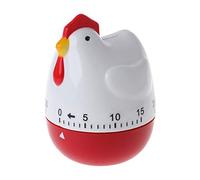 GUMEI Minuteur de cuisine mécanique en forme de poule avec alarme et rappel
