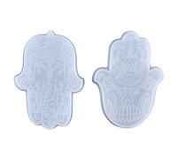 GUMEI Moule en résine époxy Cristal Main fraîche de Moulage d'ornements Fatima Moule en Silicone