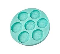 GUMEI Moule en résine époxy Sept Chakras hémisphère Moule en Silicone Rond Bricolage Artisanat Outils