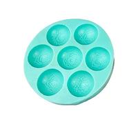 GUMEI Moule en résine époxy Sept Chakras hémisphère Moule en Silicone Rond Bricolage Artisanat Outils