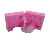 GUMEI Moule en Silicone 3D en Forme de Cygne Moule époxy Bricolage Chocolat Fondant gâteau Faisant