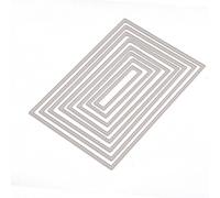 GUMEI Rectangle découpe Matrices Pochoir Bricolage Scrapbooking gaufrage Album Papier Carte Artisanat