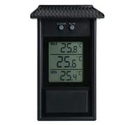 GUMEI Thermomètre étanche intérieur/extérieur numérique pour Jardin Greenhouse Wall Max Min