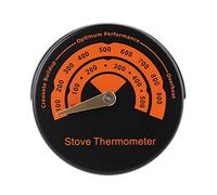 GUMEI Thermomètre magnétique pour cuisinière Moniteur de température pour Ventilateur de cheminée Indicateur de brûlure d'incendie