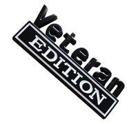 Gummed Edition de l'édition vétéran | Modifier l'emblème de voiture pour les vétérans | Autocollant S automatique | Autocollant de décoration pour voiture